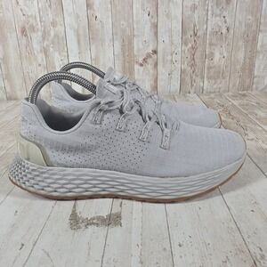NOBULL Ripstop Runner Light Grey Gum Sole Training Shoes Womens 7.5 Men 6